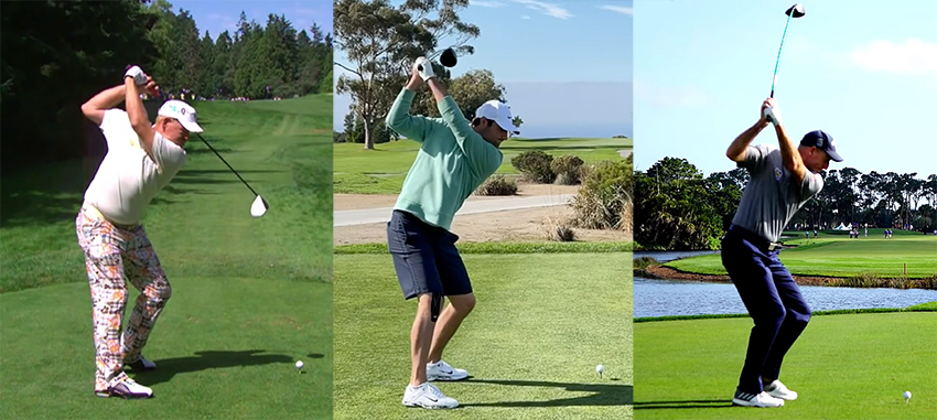 Professional Golfers with Wildly Different Swings